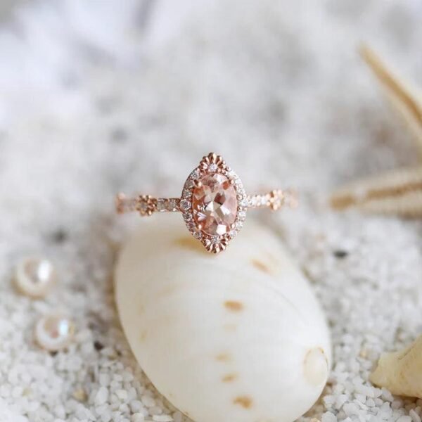 MORGANITE MERMAID RING - Mim Diamond