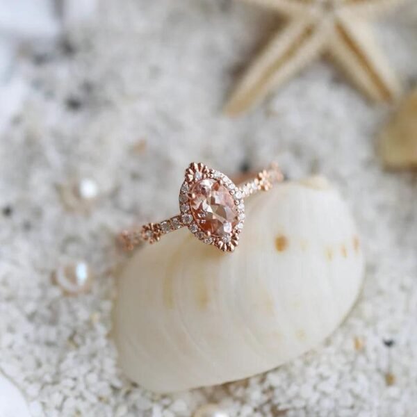 MORGANITE MERMAID RING - Mim Diamond