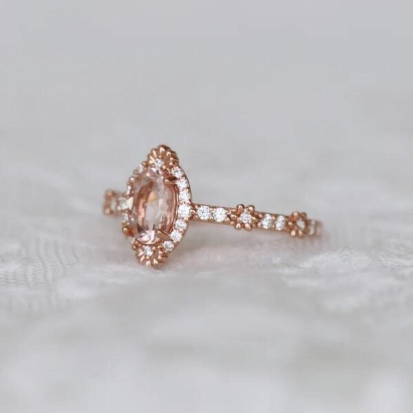 MORGANITE MERMAID RING - Mim Diamond