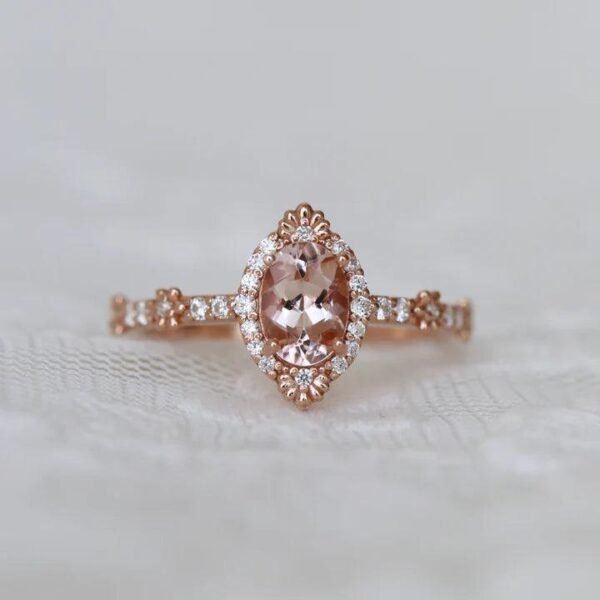 MORGANITE MERMAID RING - Mim Diamond