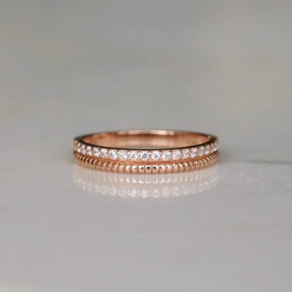 DUO PAVE BAND - Mim Diamond